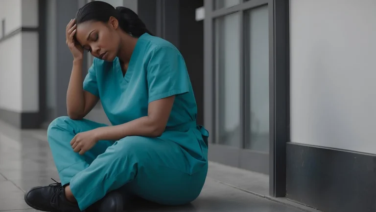 Young lady overwhelmed by life situation considering clinical consultation due to manifestation of depression symptoms